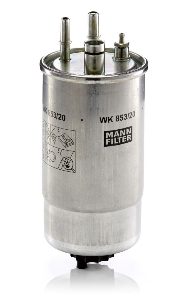MANN-FILTER WK 853/20 originali FIAT GRANDE PUNTO 2020 Filtro carburante Filtro per condotti/circuiti