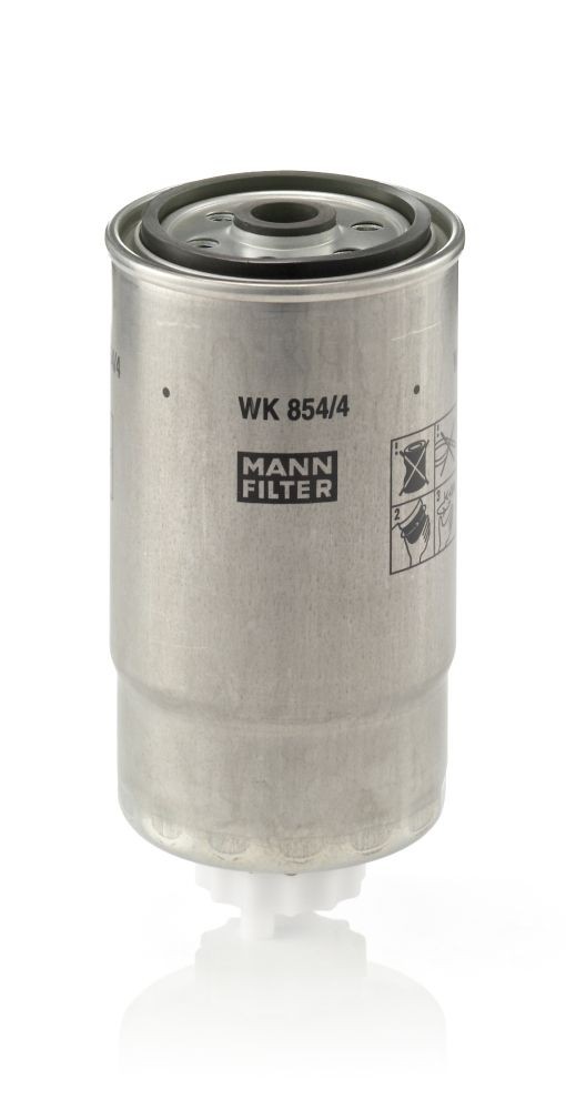 Peugeot BOXER Inline fuel filter 964296 MANN-FILTER WK 854/4 online buy