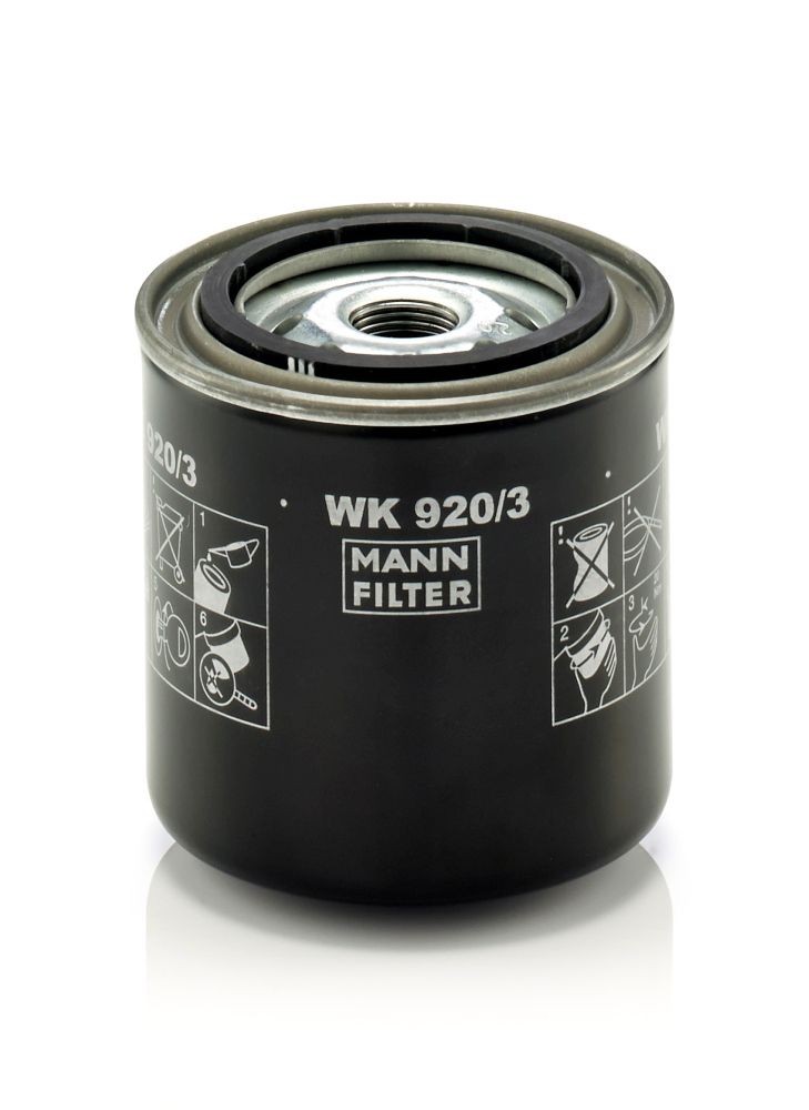 MANN-FILTER Spin-on Filter Height: 97mm Inline fuel filter WK 920/3 buy