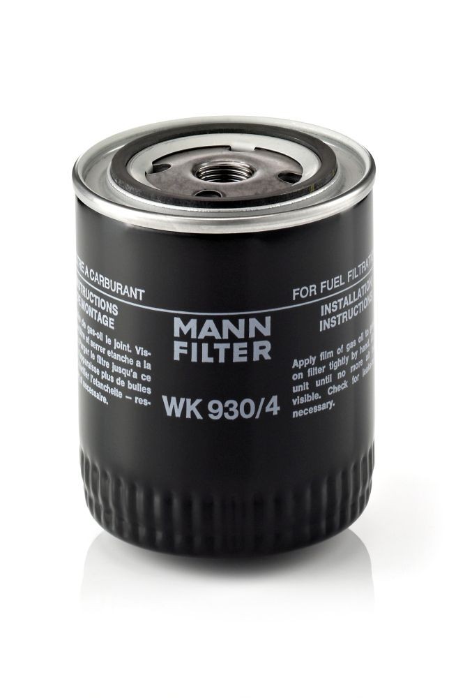 MANN-FILTER Spin-on Filter Height: 114mm Inline fuel filter WK 930/4 buy