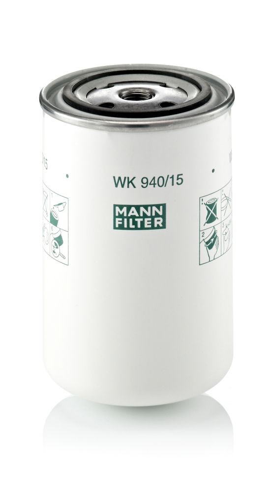 MANN-FILTER Anschraubfilter Höhe: 144mm Kraftstofffilter WK 940/15 kaufen