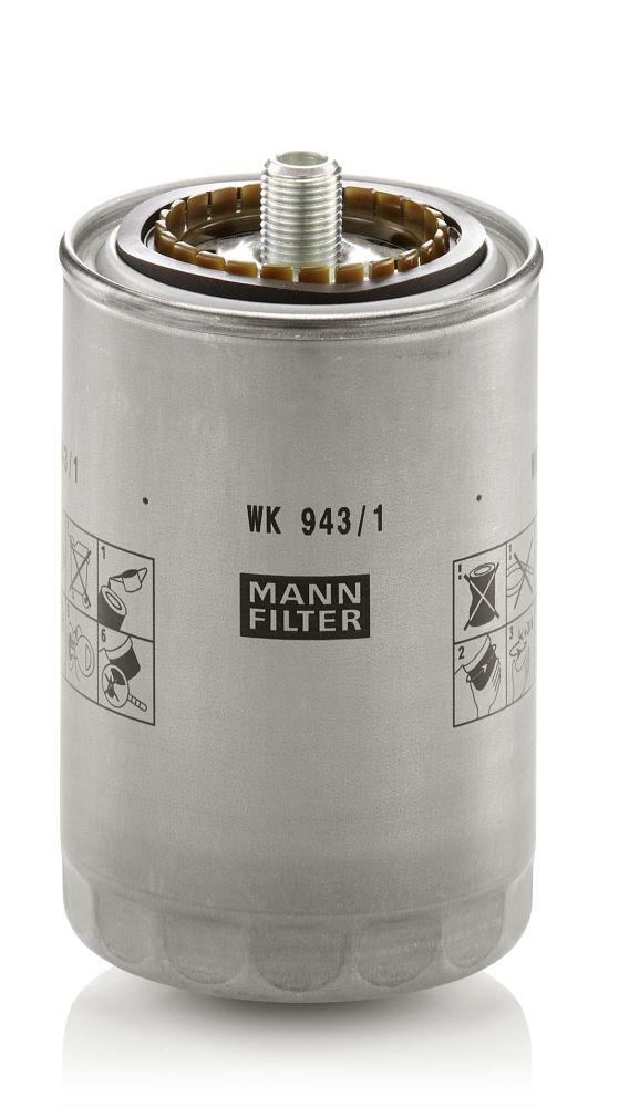 MANN-FILTER Anschraubfilter Höhe: 141mm Kraftstofffilter WK 943/1 kaufen