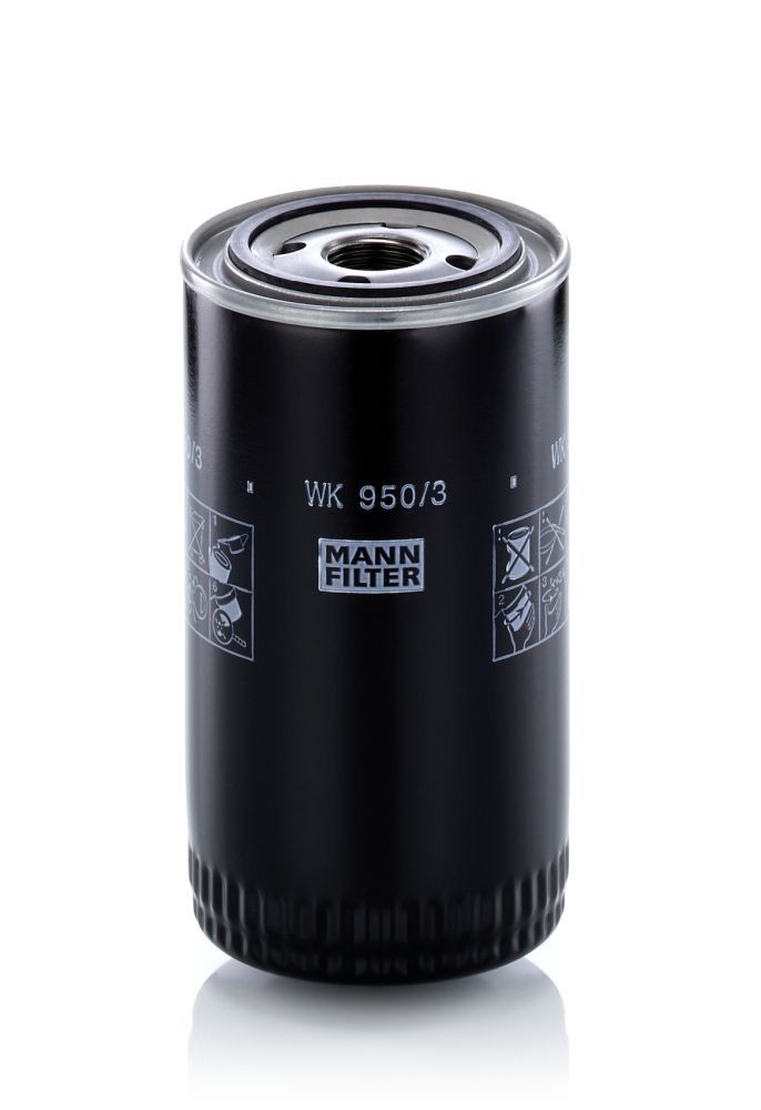 MANN-FILTER Spin-on Filter Height: 171mm Inline fuel filter WK 950/3 buy