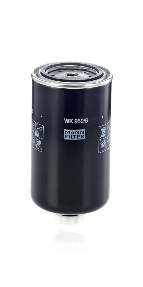 WK950/6 Fuel filter WK 950/6 MANN-FILTER Spin-on Filter