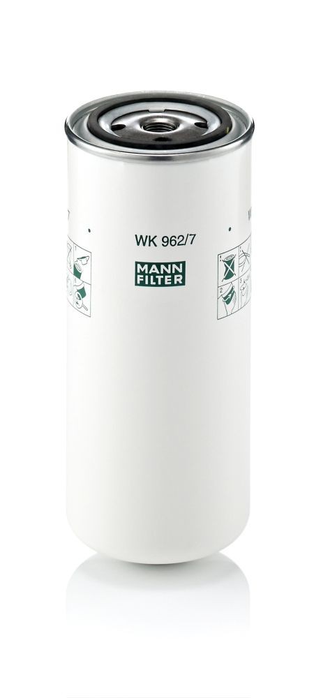 MANN-FILTER Spin-on Filter Height: 212mm Inline fuel filter WK 962/7 buy
