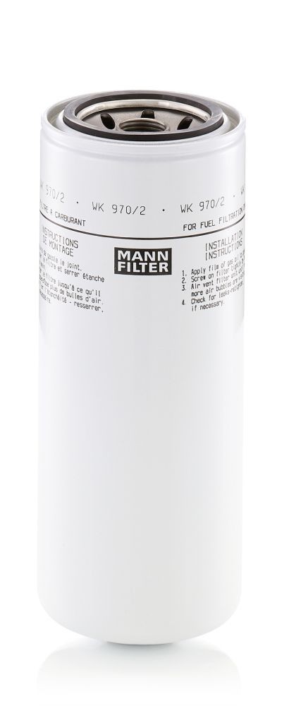 MANN-FILTER Spin-on Filter Height: 232mm Inline fuel filter WK 970/2 buy