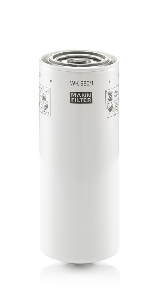 MANN-FILTER Spin-on Filter Height: 240mm Inline fuel filter WK 980/1 buy