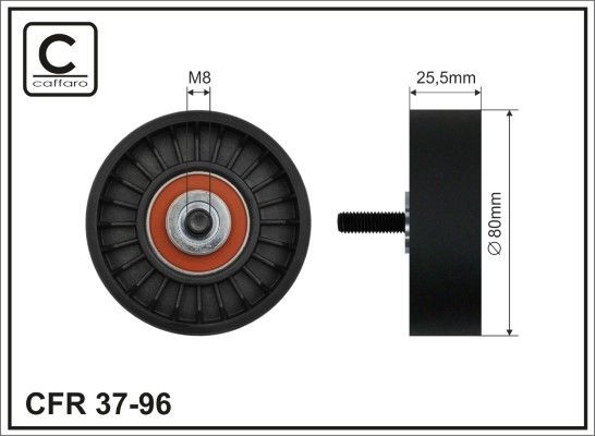 CAFFARO 3796 Belt tensioner pulley Lancia Y 840A 1.2 60 hp Petrol 2001 price