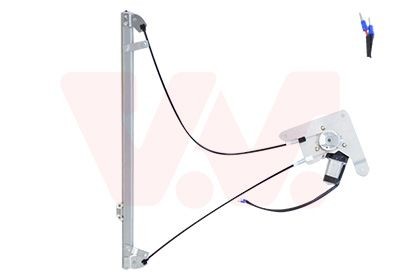 VAN WEZEL 3799263 Window regulator Left Front, Operating Mode: Electric, with electric motor, with comfort function, without comfort function
