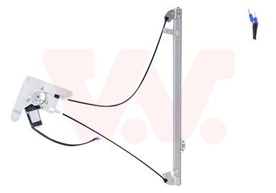 VAN WEZEL 3799264 Window regulator Right Front, Operating Mode: Electric, with electric motor, with comfort function, without comfort function