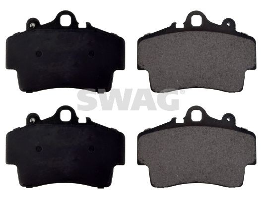 SWAG 38 91 6759 Brake pad set Front Axle, prepared for wear indicator