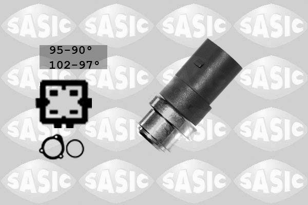 SASIC 3806023 Coolant fan switch Audi A6 C5 Saloon 3.0 quattro 218 hp Petrol 2003 price