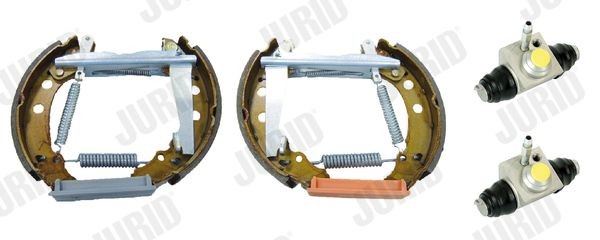 Brake shoes and drums JURID KIT EVO with accessories, with wheel brake cylinder - 381447J