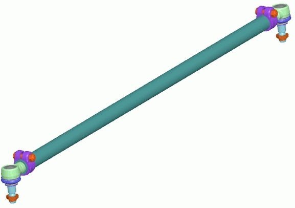 LEMFÖRDER with accessories Cone Size: 32mm, Length: 1596mm Tie Rod 38670 01 buy