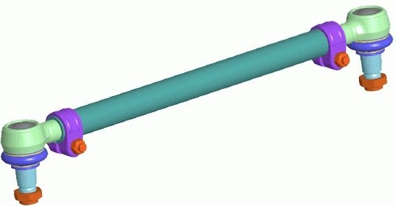 LEMFÖRDER with accessories Cone Size: 28,6mm, Length: 1320mm Tie Rod 38706 01 buy