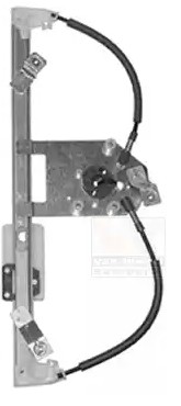 VAN WEZEL 3872263 Window regulator Left Rear, Operating Mode: Electric, without electric motor
