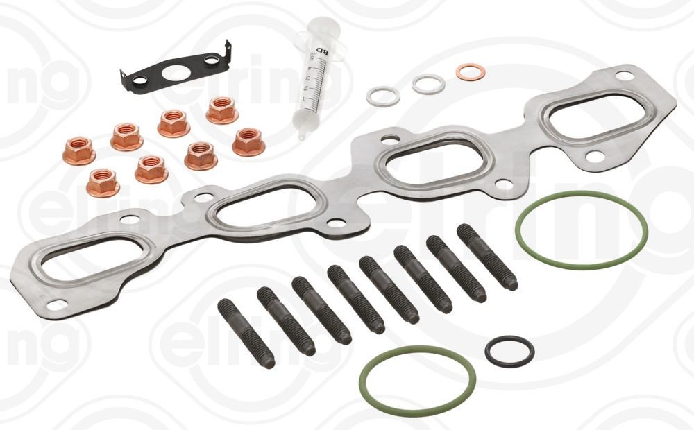 04L 253 010 J ELRING with gaskets/seals, with bolts/screws Mounting Kit, charger 388.780 buy