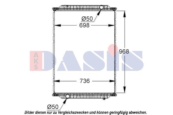 AKS DASIS 970 x 708 x 42 mm, without frame Core Dimensions: 970x708x42 Radiator 390018S buy