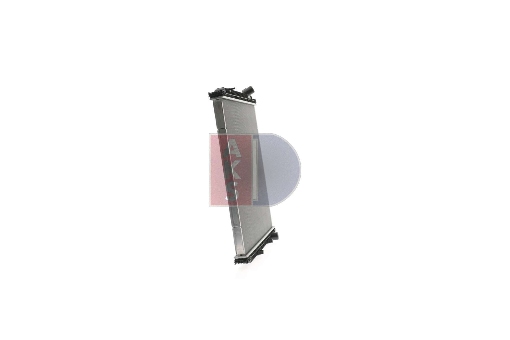 390033S Radiator 390033S AKS DASIS Aluminium, 810 x 705 x 52 mm, without frame, Brazed cooling fins