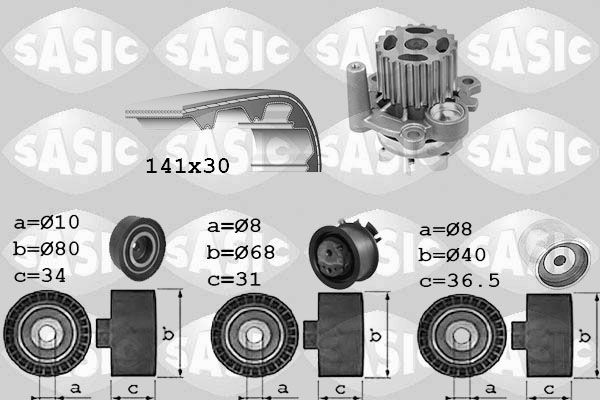 SASIC Timing belt and water pump 3906028 buy