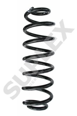 SUPLEX 39503 Coil spring Rear Axle, Coil spring with constant wire diameter, red, purple, orange (2x)