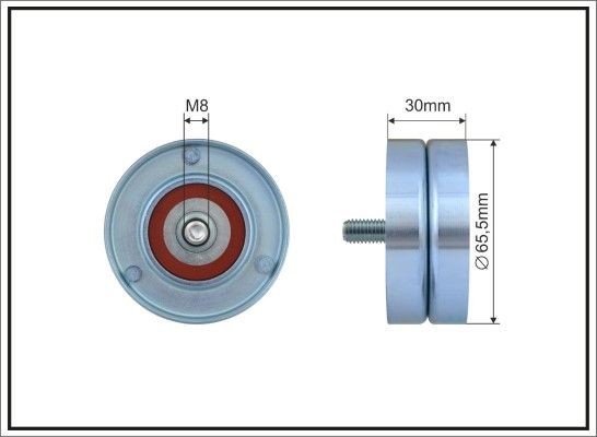CAFFARO Ø: 66mm, Width: 30mm Tensioner pulley, v-ribbed belt 398-98 buy