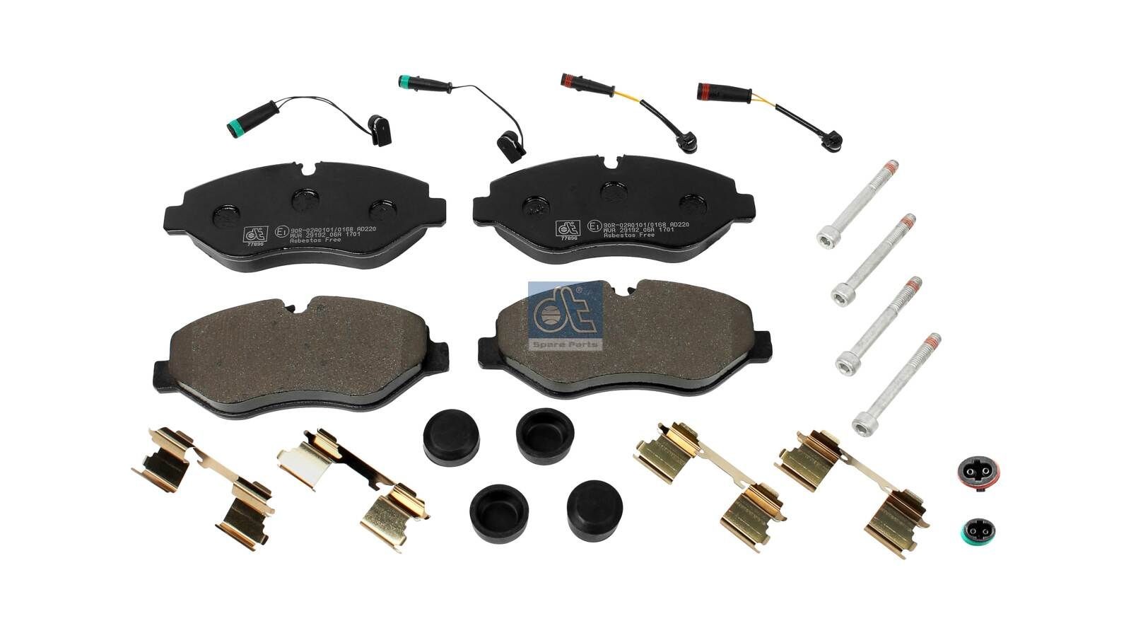 DT Spare Parts Brake pad kit 4.90938