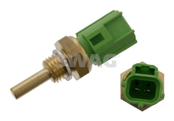 SWAG 40 93 4672 Sensor, coolant temperature green, with seal ring