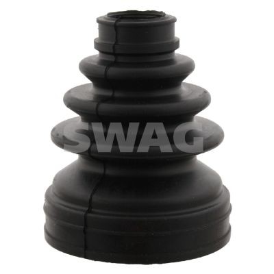 SWAG 40 94 3646 CV boot transmission sided, Front Axle Left, Front Axle Right, 93mm, Rubber