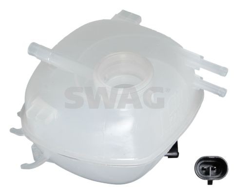 SWAG 40 94 7893 Coolant expansion tank with coolant level sensor, without lid