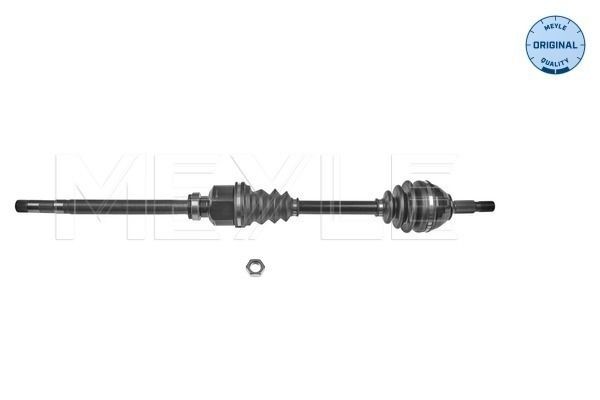 MEYLE 40-14 498 0044 Drive shaft Front Axle Right, 978mm, Ø: 30,5mm, ORIGINAL Quality