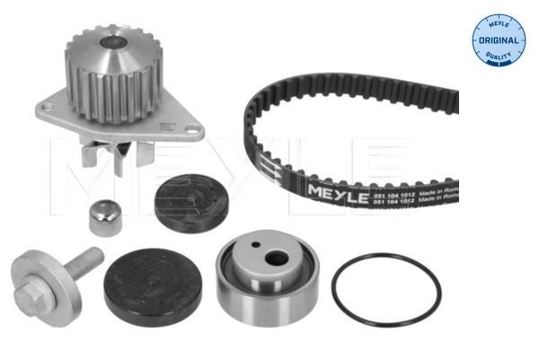 40-51 049 9003 MEYLE Timing belt kit with water pump FIAT with water pump, ORIGINAL Quality, Number of Teeth: 104 L: 991 mm, Width: 17 mm