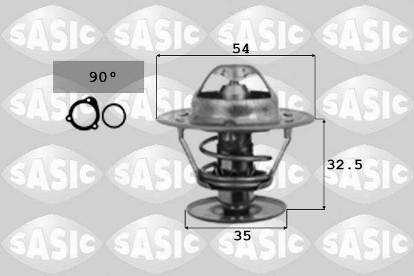SASIC 4000374 Engine thermostat 7439180811