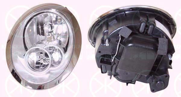 KLOKKERHOLM Right, H7/H7, with motor for headlamp levelling Front lights 40010146 buy