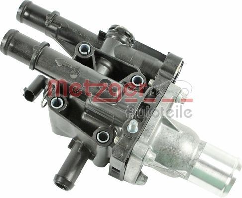 METZGER 4006004 Engine thermostat Opening Temperature: 92°C, OE-part, with seal, Plastic, Aluminium, with housing