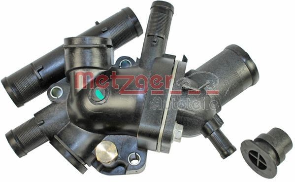 METZGER 4006145 Engine thermostat Opening Temperature: 89°C, with seal, without sensor, Plastic