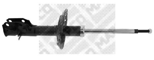 MAPCO 40265 Shock absorber Front Axle Left, Gas Pressure, Twin-Tube, Spring-bearing Damper, Top pin