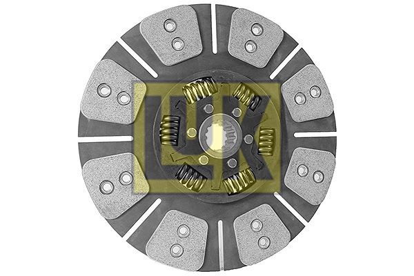 LuK 335 0124 10 Clutch Disc 350mm, Number of Teeth: 14, Flywheel side