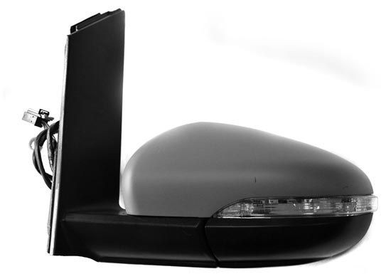 ABAKUS 4041M03 Wing mirror Right, grey, primed, Electric, Convex, Heatable, for left-hand drive vehicles
