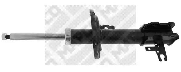 MAPCO 40724 Shock absorber Front Axle Left, Gas Pressure, Twin-Tube, Spring-bearing Damper, Top pin