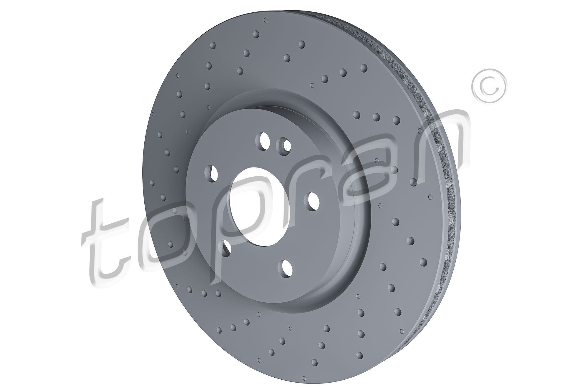 TOPRAN 408 931 Brake disc Front Axle, 320x30mm, 5x112, Vented, Perforated, Coated