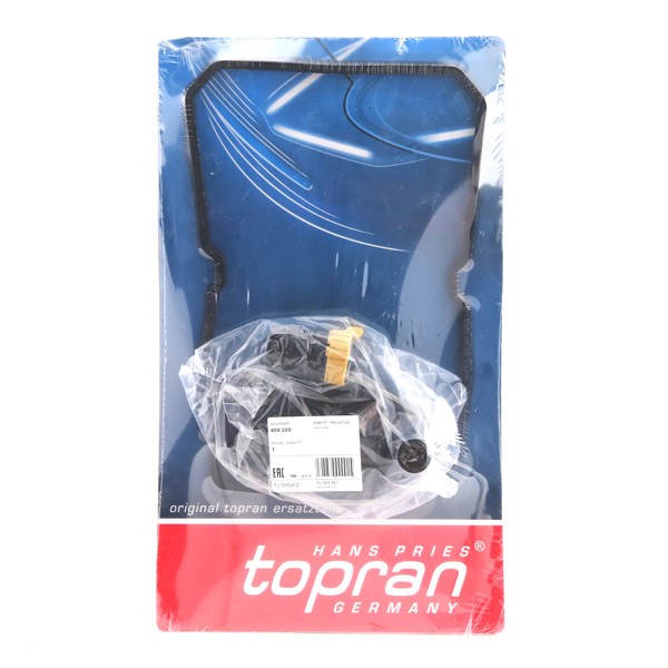 TOPRAN 409 220 Hydraulic Filter Set, automatic transmission with gaskets/seals, with filter, with seal ring, with plug connector