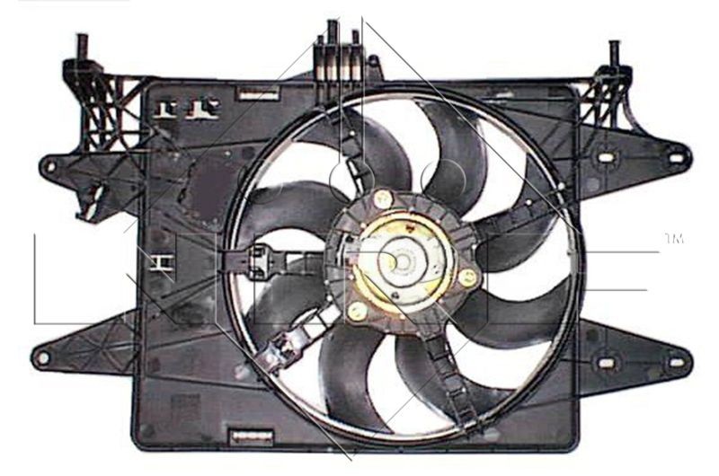 NRF D1: 383 mm, 12V, 300W, with radiator fan shroud Cooling Fan 47232 buy