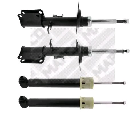 MAPCO Front Axle Left, Front Axle Right, Rear Axle, Gas Pressure, Twin-Tube, Suspension Strut, Top pin Shocks 40985 buy