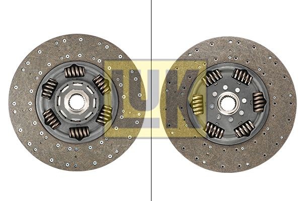 LuK 343 0176 10 430mm, Number of Teeth: 24 Clutch Disc 343 0176 10 cheap