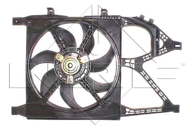 NRF D1: 335 mm, 12V, 110W, with radiator fan shroud Cooling Fan 47313 buy