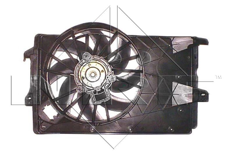 Opel MERIVA Cooling fan 97112 NRF 47314 online buy