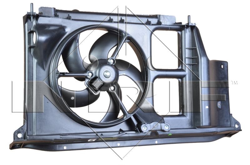 NRF 47322 Fan, radiator D1: 340 mm, 12V, 100W, with radiator fan shroud