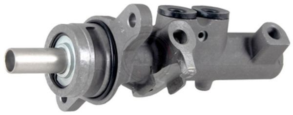 A.B.S. 41449 Brake master cylinder Number of connectors: 2, Aluminium, 2x M12x1.0, for left-hand drive vehicles
