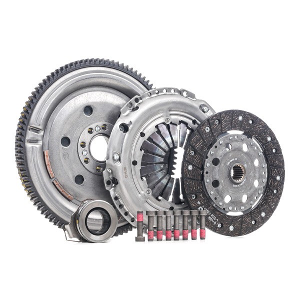 LuK 600001400 Clutch replacement kit without pilot bearing, with clutch release bearing, with flywheel, with screw set, Dual-mass flywheel with friction control plate